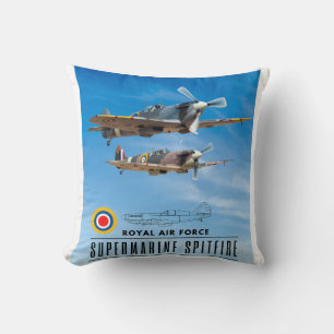 ALMOFADA SUPERMARINE SPITFIRA - ROYAL AIR SQUADRON