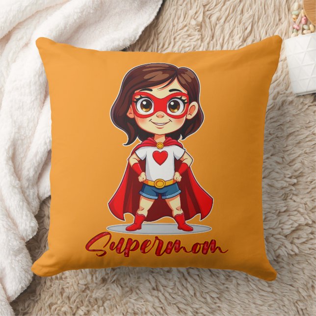 Almofada Supermom – Cute Mother Superhero Design (Cobertor)