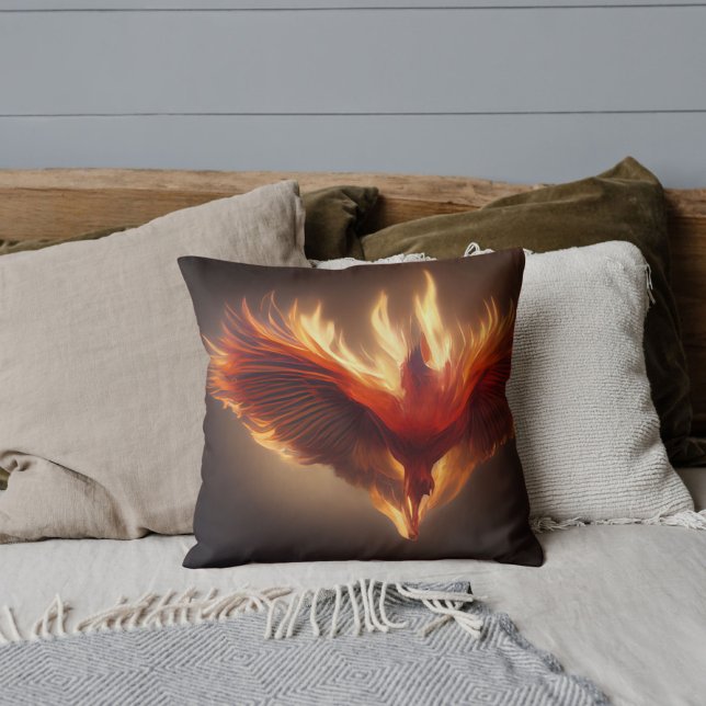 Almofada Suporte à Ascensão Phoenix Força Inspiradora (Criador carregado)