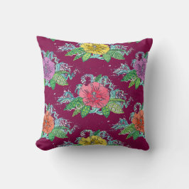 Almofada surf hibiscus