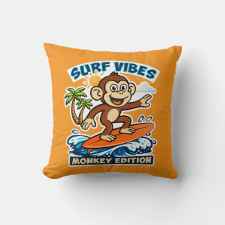 Almofada Surf vibes - monkey edition