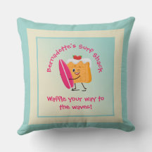 Surfer Humorístico de Waffle com o Texto do Nome d