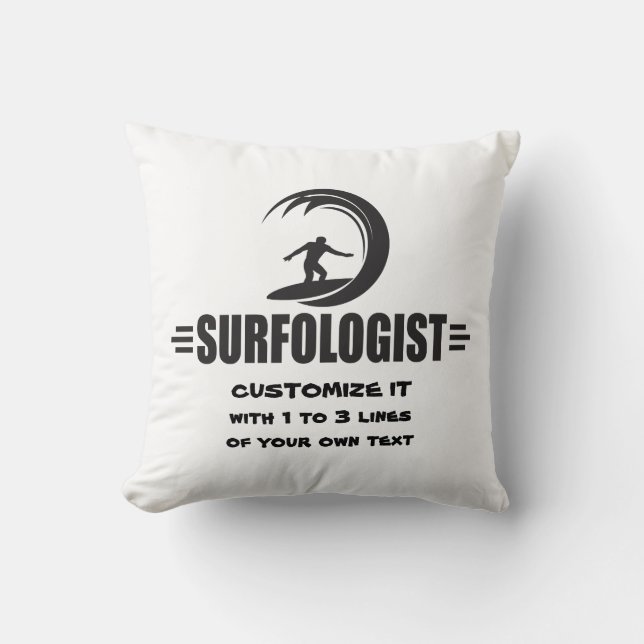Almofada Surfista Personalizada (Frente)