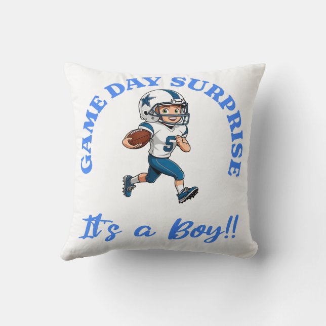 Almofada Surpresa no Dia do Jogo Amantes de Futebol É um me (Verso)