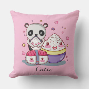 Almofada Sushi Encontra Rolls Kawaii Sushi