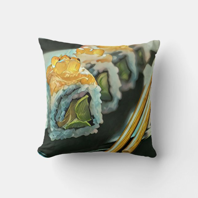 Almofada Sushi japonês (Frente)