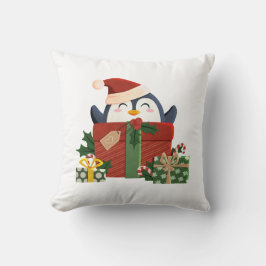 Almofada Süßer Pinguin wünscht frohe Weihnachten