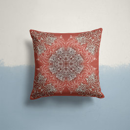 Almofada Sussurrando Sangue em Terracotta