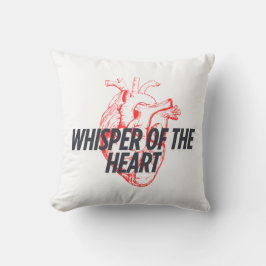 Almofada Sussurro do Coração - Elegante Minimalista