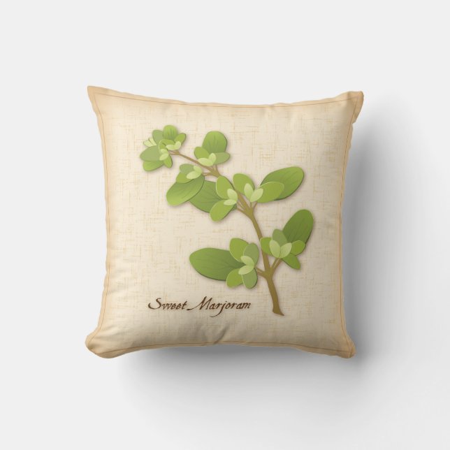 Almofada Sweet Marjoram Herb (Frente)