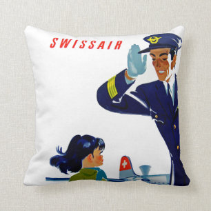 Almofada Swissair Little Girl