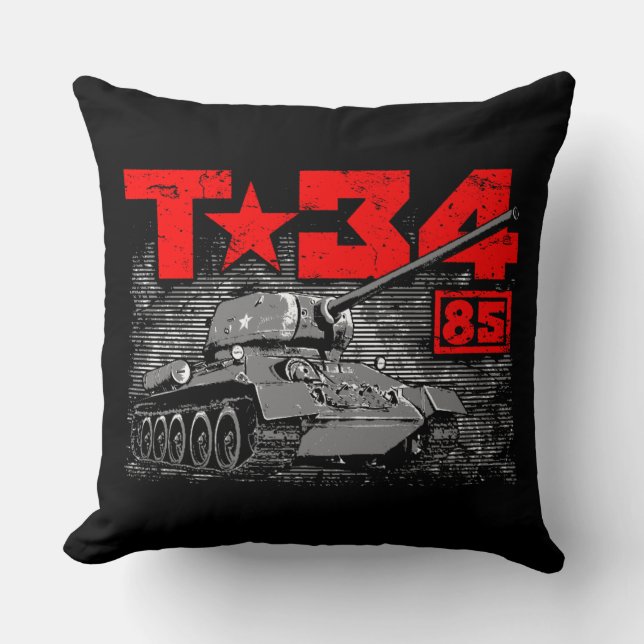 Almofada T-34-85 Tanque médio soviético (Frente)