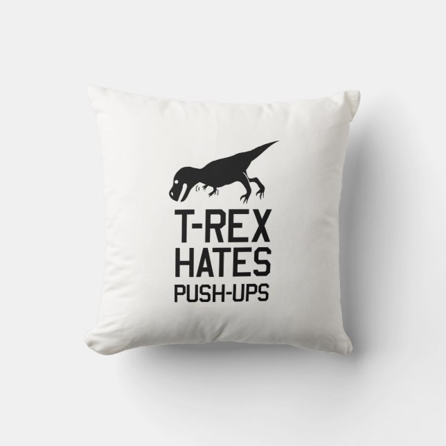 Almofada T-Rex deia Pushups (Frente)