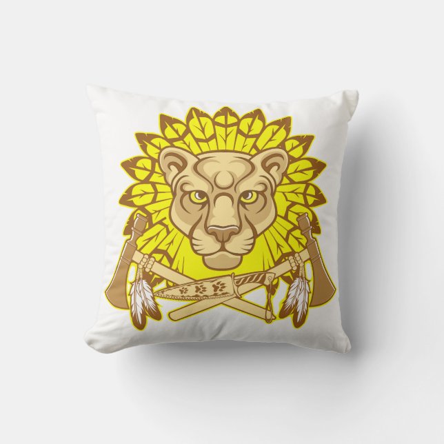 Almofada T-Shir Totem - Cougart (Frente)