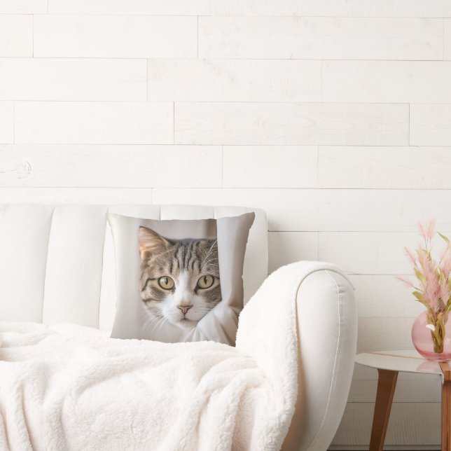 Almofada Tabby Cat In Curates (Sofá)