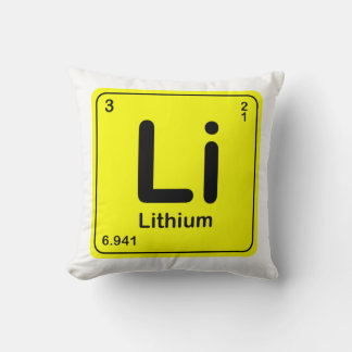 Almofada Tabela Periodica - Lithium