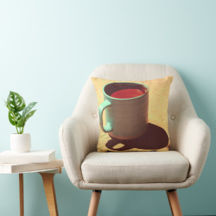Almofada Taça Turca De Fumos Ricos De Café