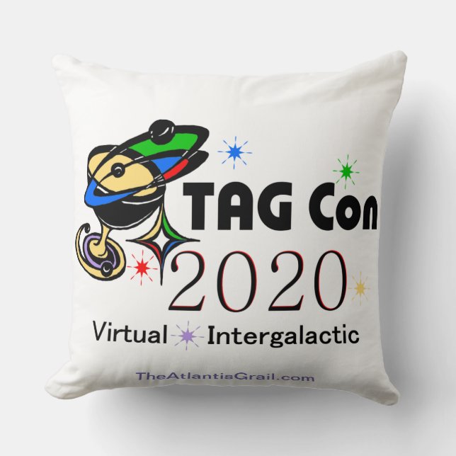 Almofada TAG Con 2020 - Virtual - Convenção (Frente)