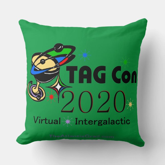 Almofada TAG Con 2020 - Virtual - Quadrante Verde (Frente)