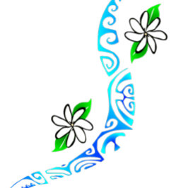 Almofada TAITIARE (Bleu)