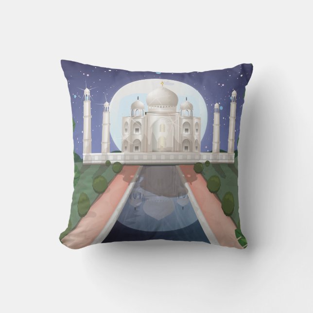 Almofada Taj Mahal (Frente)