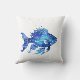 Almofada Tão Peixe Azul Pequeno