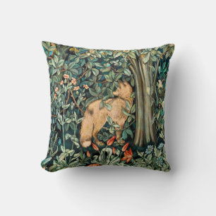 Almofada Tapeçaria Arte Antiga Floresta de Raposas de Willi