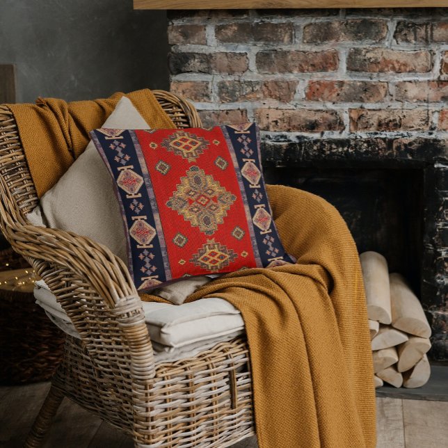 Almofada Tapete Antigo Kilim Turco (Criador carregado)