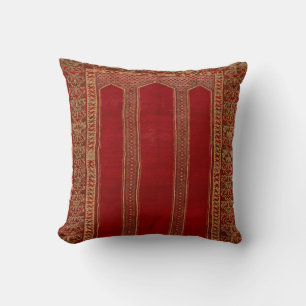 Almofada Tapete Persa Turco Oriental Vermelho