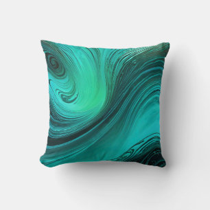 Almofada "Tarifa" Blue Swirls Ondas