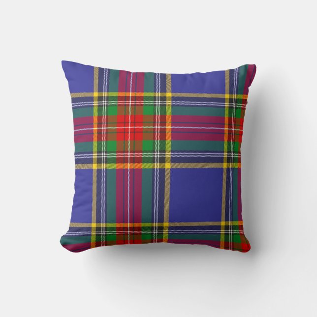 Almofada Tartan Clan MacBeth Xadrez Escocês (Frente)