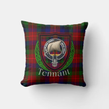Tartan e Brasão do Clã Escocês Tennant