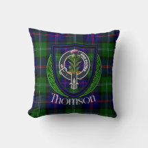 Tartan e Brasão do Clã Escocês Thomson