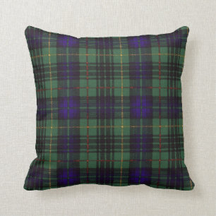 Almofada Tartan escocês real - caça de Stewart