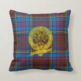 Almofada Tartan & motivo do clã de Anderson