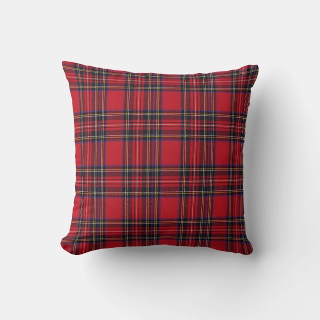 Almofada Tartan real de Stewart (Frente)