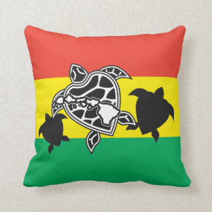 Almofada Tartaruga da reggae de Havaí