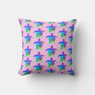 Almofada Tartarugas Tribais de Tie Dye Island