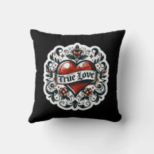 Tatuagem de Coração de Amor Verdadeiro Adesivo Est