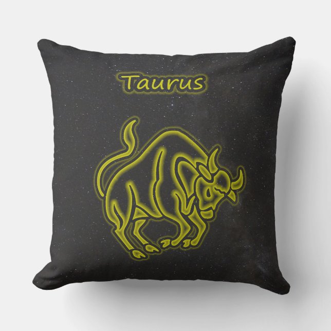 Almofada Taurus brilhante (Frente)