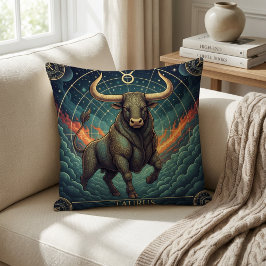 Almofada Taurus Zodiac Celestial