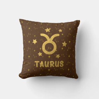 Almofada Taurus Zodiac Terthy Travesseiro decorativo Castan