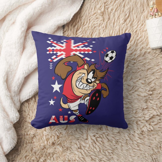 Almofada TAZ™ Equipe Austrália Gráfico de Futebol (Cobertor)