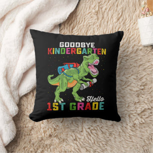 Almofada Tchau Jardim de Infância Olá 1ª Série Escola T Rex
