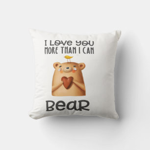 Almofada Te Amo Mais Urso
