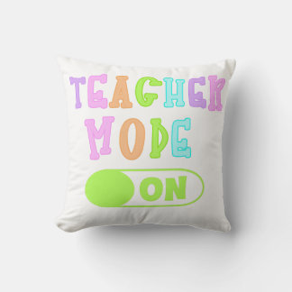 Almofada Teacher Mode On Pillow