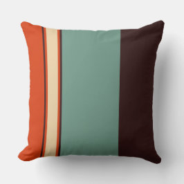 Almofada Teal e Laranja