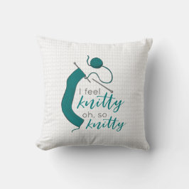 Almofada Teal Eu Me Sinto Bela, Oh Tão Bela