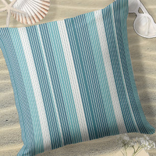 Almofada Teal Pinstripe Natal Pattern#28 ID1009