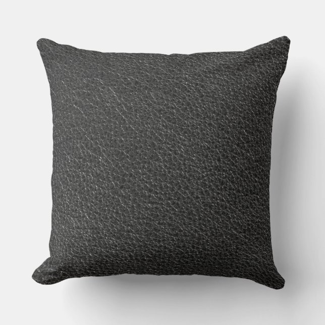 Almofada Tecido de tartaruga  Crocodilo de couro azul (Frente)